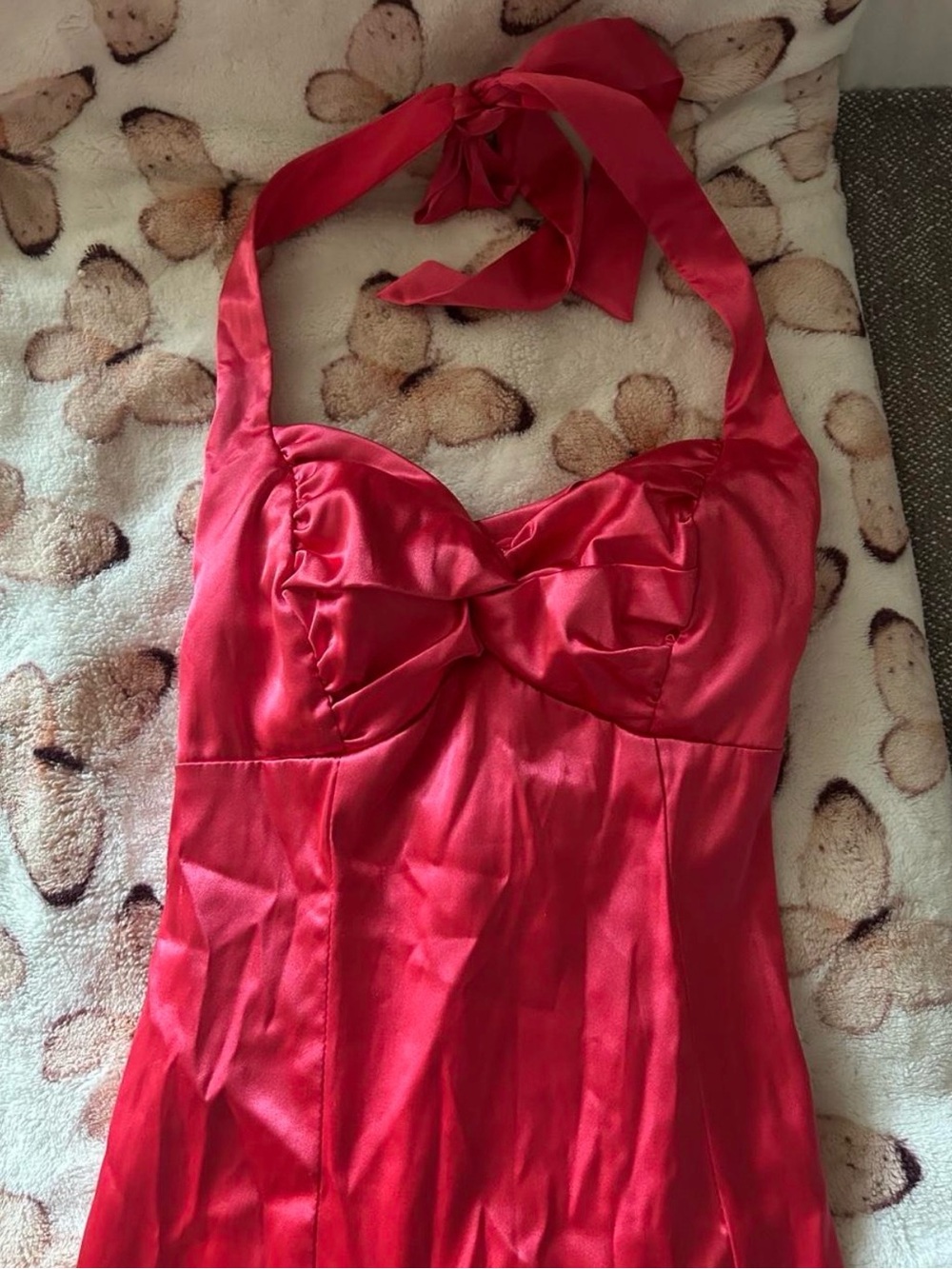 Vintage Jodi Kristopher Red Halter One-Piece